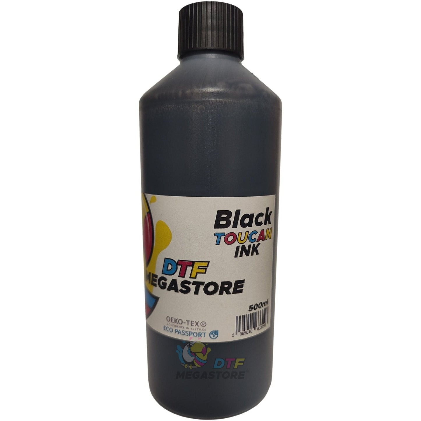 High Quality Black Premium DTF Direct to transfer film printing glycol glycerin pigment based ink 500ml UK fast Delivery