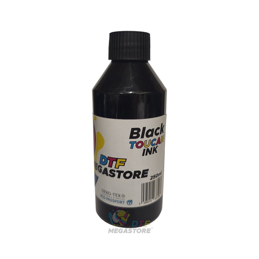 High Quality Black Premium DTF Direct to transfer film printing glycol glycerin pigment based ink 250ml UK fast Delivery