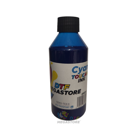 High Quality Cyan Premium DTF Direct to transfer film printing glycol glycerin pigment based ink 250ml UK fast Delivery